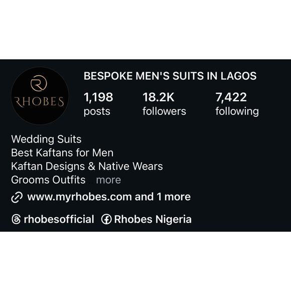 Isale Apoti by Rhobes Men’s Navy Kaftan Long Sleeve Shirt African Luxury Wear - Picture 6 of 7